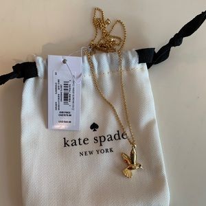 Kate Spade gold necklace. Never worn!
